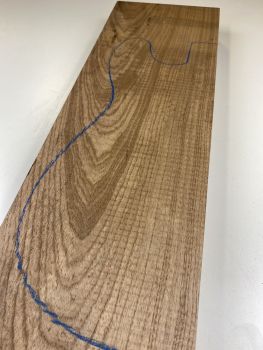 Body Swamp Ash, grainmatched, Caramel, Unique Piece #120